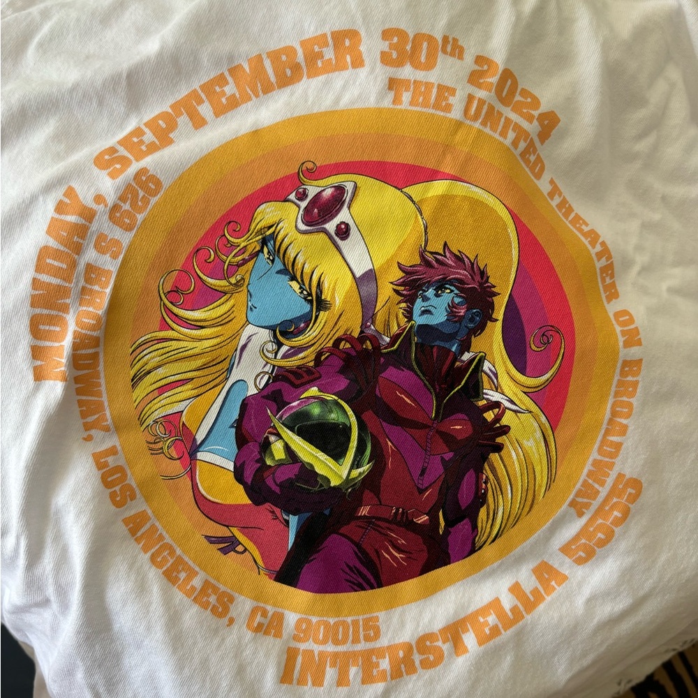 Daft Punk Insterstella 5555 Limited Edition Los Angeles shirt OFFICIAL M medium